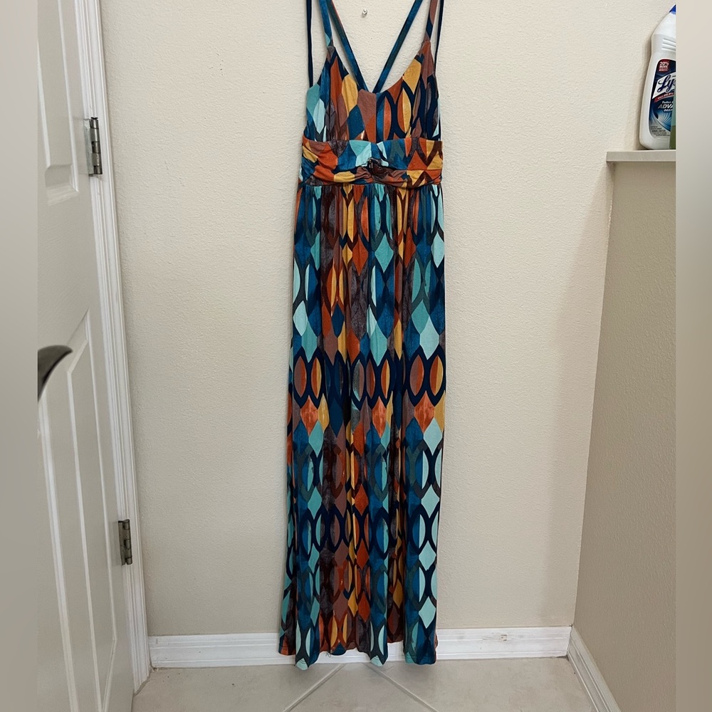 Maeve Jewel toned maxi dress